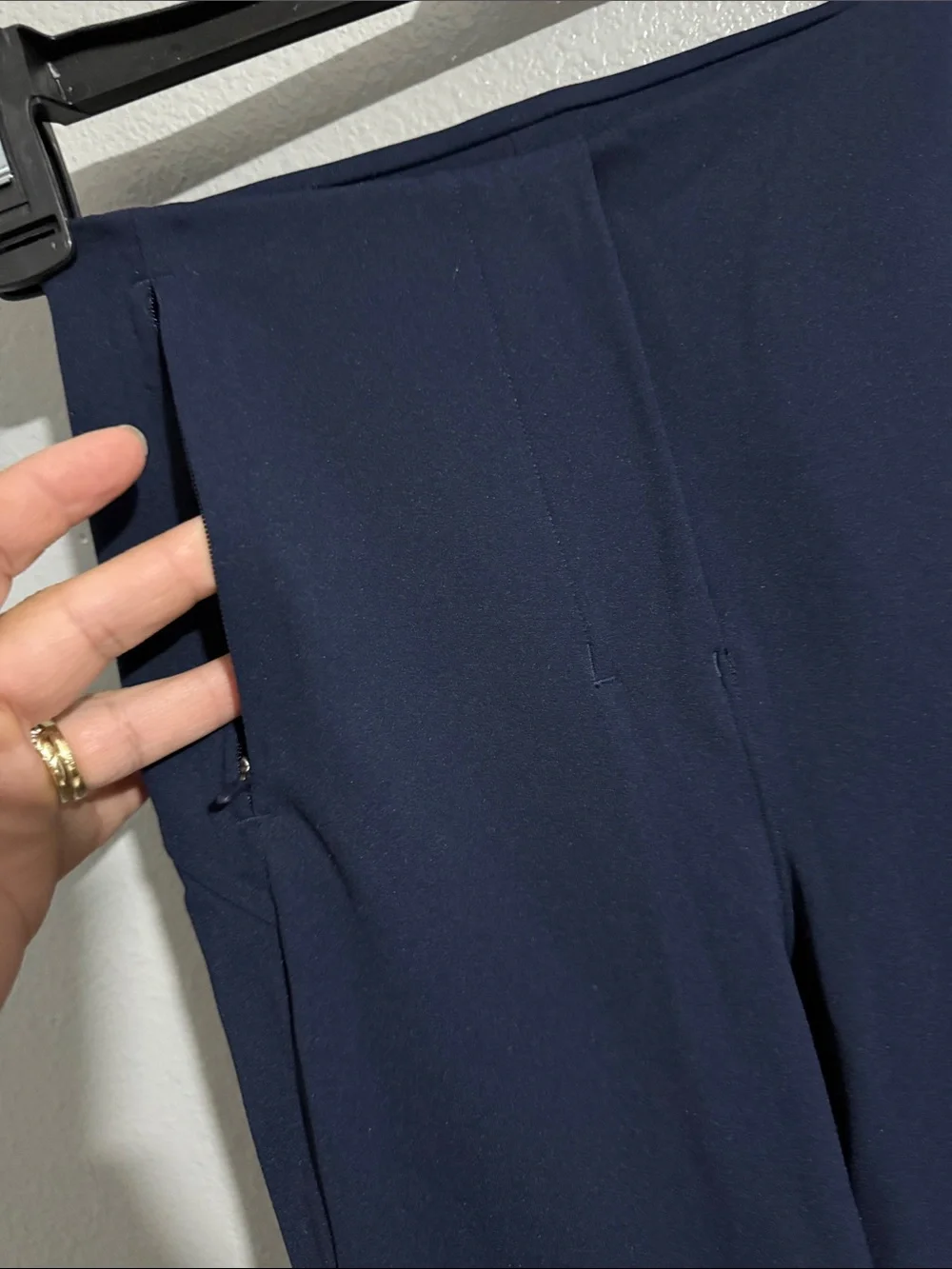 lululemon athletica smooth-fit pull-on high-rise pants color navy
